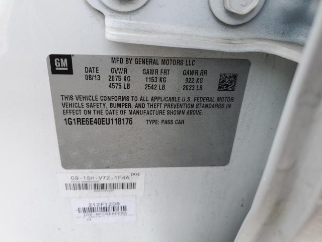 1G1RE6E40EU118176 Chevrolet Volt