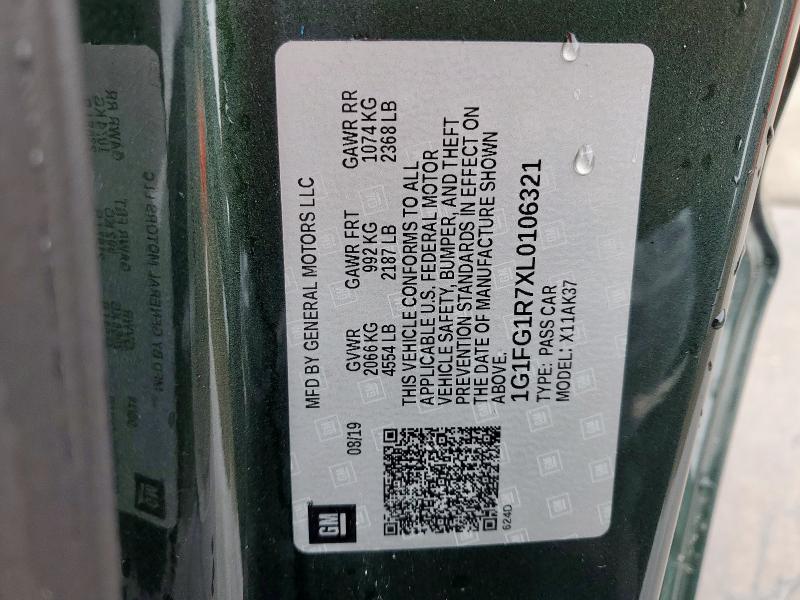 1G1FG1R7XL0106321 Chevrolet CAMARO SS