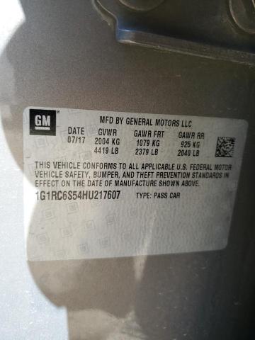 1G1RC6S54HU217607 Chevrolet VOLT LT