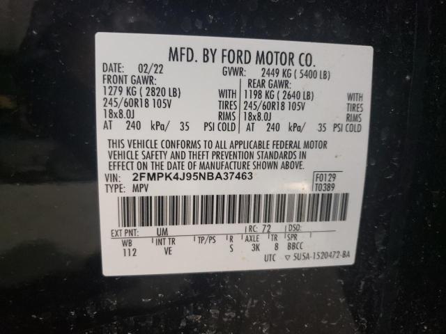 2FMPK4J95NBA37463 Ford gtdi