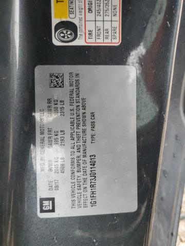 1G1FH1R73J0114013 Chevrolet CAMARO SS