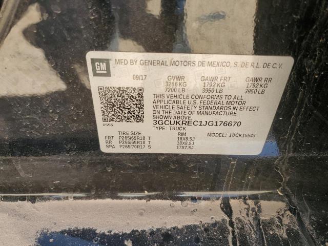 3GCUKREC1JG176670 Chevrolet l83 - sidi: spark ignited direct injection, vvt: variable valve timing, afm, e85 max, alum