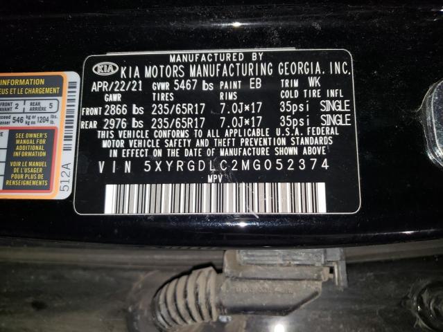 5XYRGDLC2MG052374 KIA gdi theta-iii