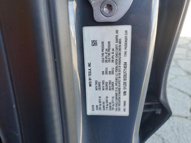 5YJ3E1EC0LF714594 Tesla 2020