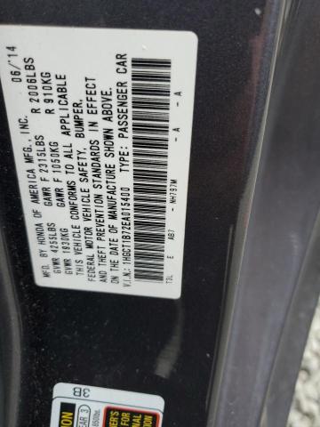 1HGCT1B72EA015400 Honda k24w1