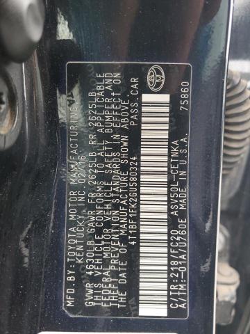 4T1BF1FK2GU580324 Toyota 2ar-fe