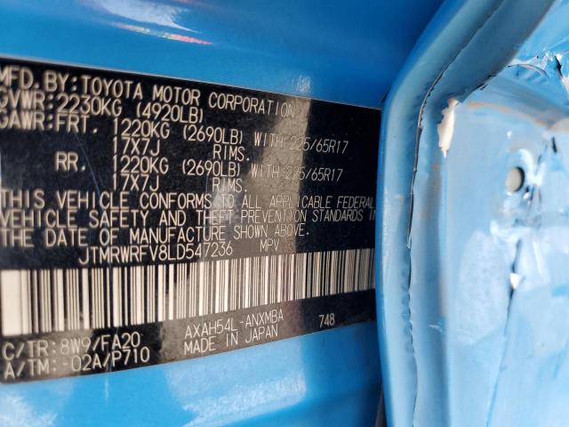 JTMRWRFV8LD547236 Toyota Rav4 Xle