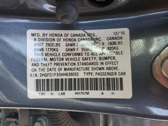 2HGFC1F35HH639055 Honda l15b7