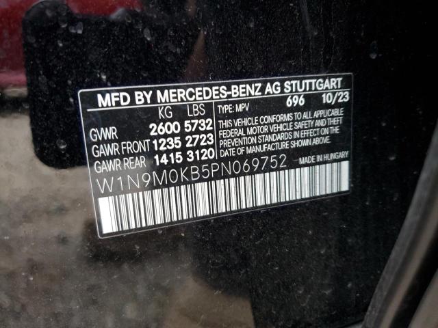 W1N9M0KB5PN069752 Mercedes-Benz EQB 300 4M
