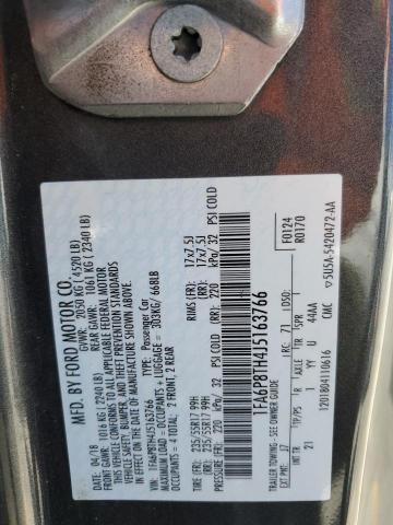 1FA6P8TH4J5163766 Ford 2.3l 4v premium fuel