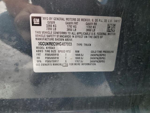 3GCUKREC9HG407003 Chevrolet Silverado