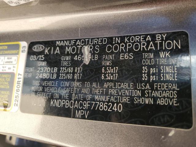 KNDPBCAC9F7786240 KIA dohc gdi theta ii