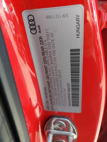 WAUHCGFF4F1060197 Audi A3 Prestig