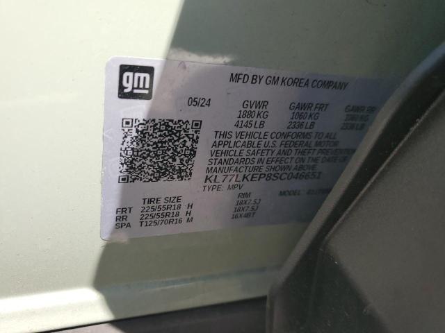 KL77LKEP8SC046651 Chevrolet lbp
