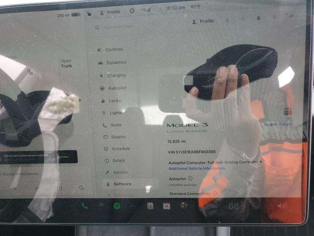 5YJ3E1EA9SF892355 Tesla 2025