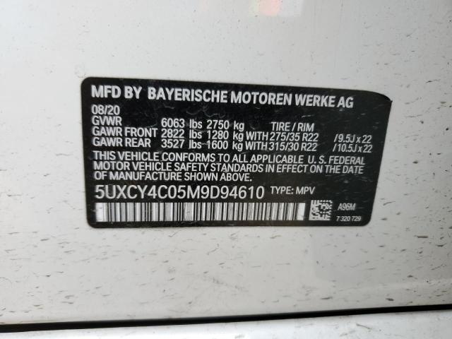 5UXCY4C05M9D94610 BMW X6