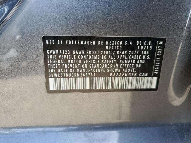 3VWC57BU9KM268761 Volkswagen 1.4 tsi