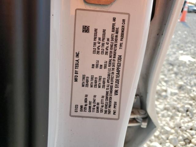 5YJ3E1EA4PF631304 Tesla MODEL 3