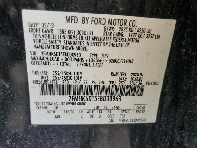 2FMHK6DT5EBD00963 Ford FLEX LIMIT