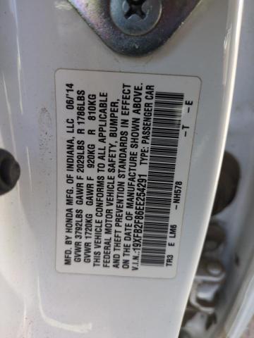 19XFB2F86EE254291 Honda CIVIC EX