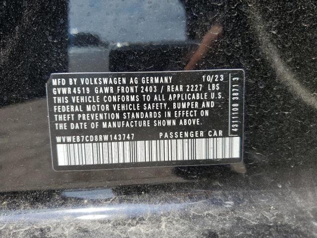 WVWEB7CD8RW143747 Volkswagen Golf R
