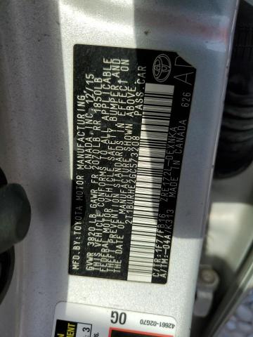 2T1BURHE2GC573208 Toyota COROLLA L