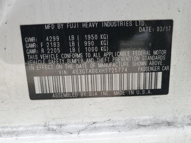 4S3GTAB6XH3725774 Subaru na