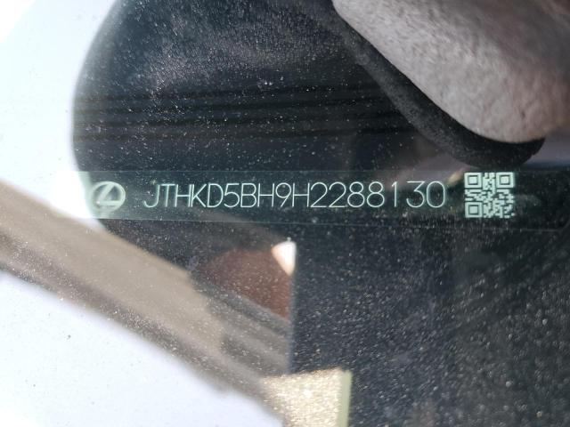 JTHKD5BH9H2288130 Lexus 2zr-fxe+3jm