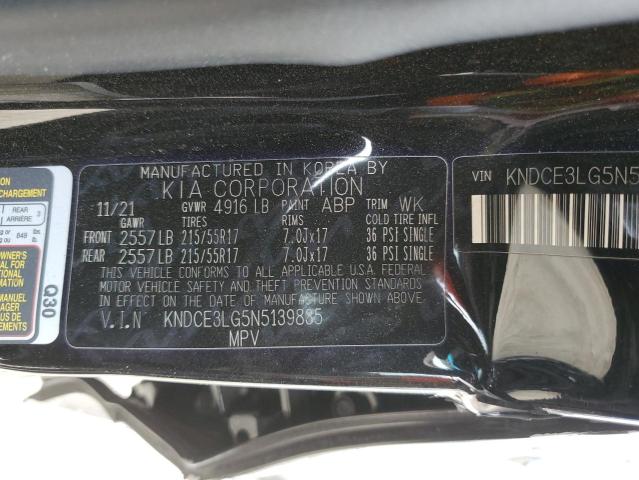 KNDCE3LG5N5139835 KIA 2022