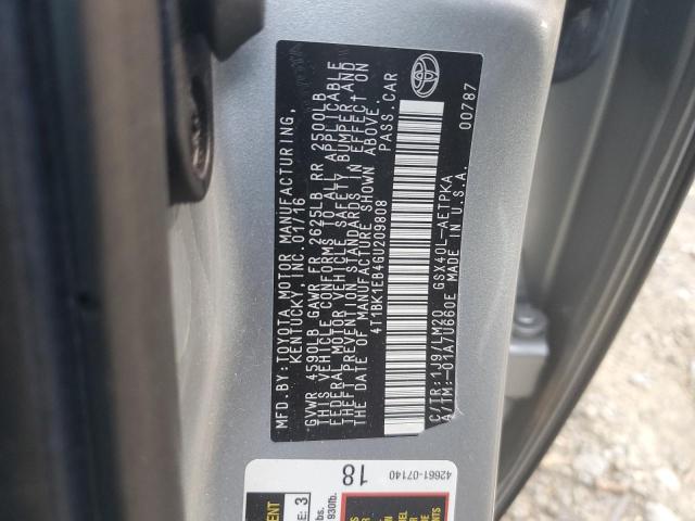 4T1BK1EB4GU209808 Toyota AVALON XLE