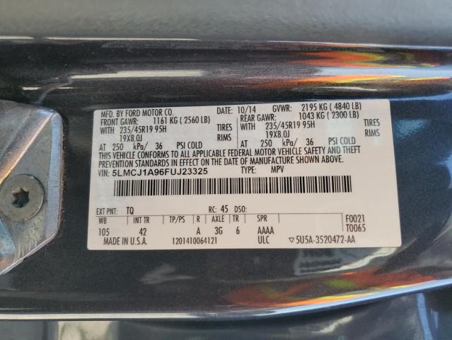5LMCJ1A96FUJ23325 Lincoln MKC