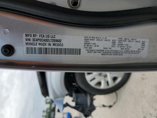 3C4PDCAB2LT259682 Dodge JOURNEY SE