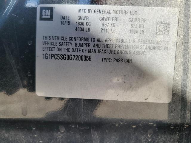 1G1PC5SG0G7200058 Chevrolet lwe - vvt, gme