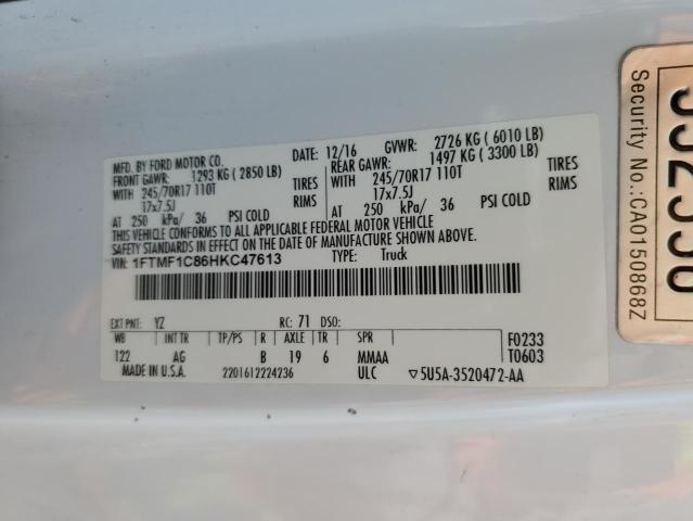1FTMF1C86HKC47613 Ford F150