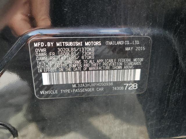ML32A3HJXFH050938 Mitsubishi MIRAGE DE