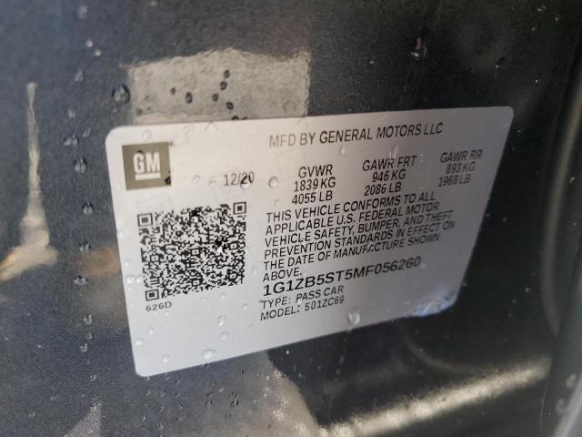 1G1ZB5ST5MF056260 Chevrolet MALIBU LS