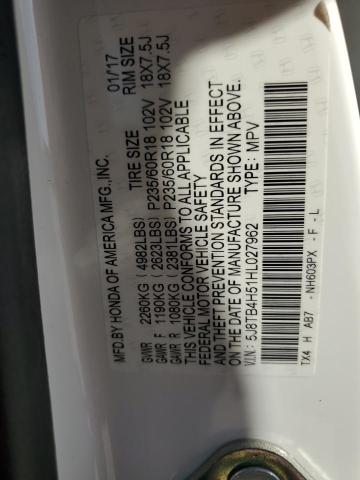 5J8TB4H51HL027962 Acura RDX TECHNO