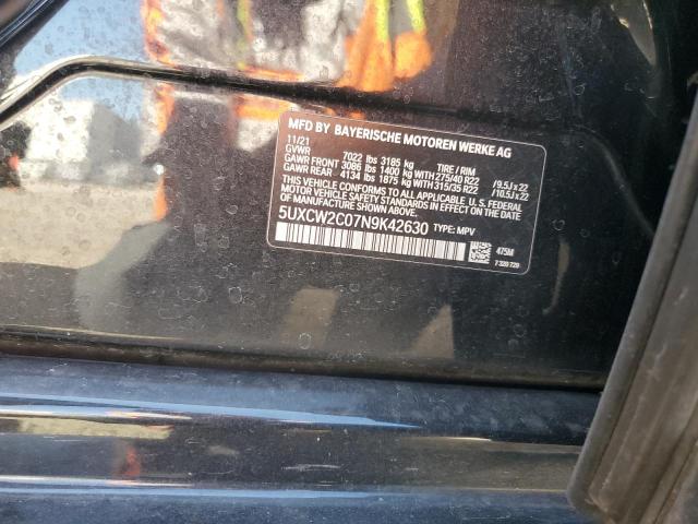5UXCW2C07N9K42630 BMW X7 XDRIVE4