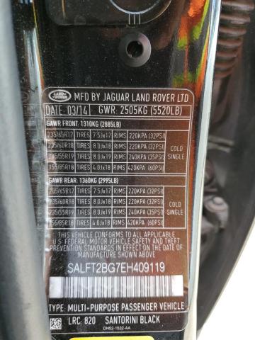 SALFT2BG7EH409119 Land Rover Lr2 Hse Lu