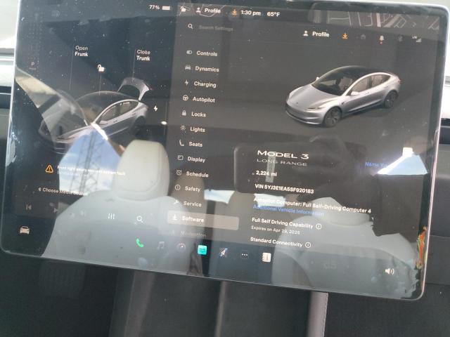 5YJ3E1EA5SF920183 Tesla MODEL 3