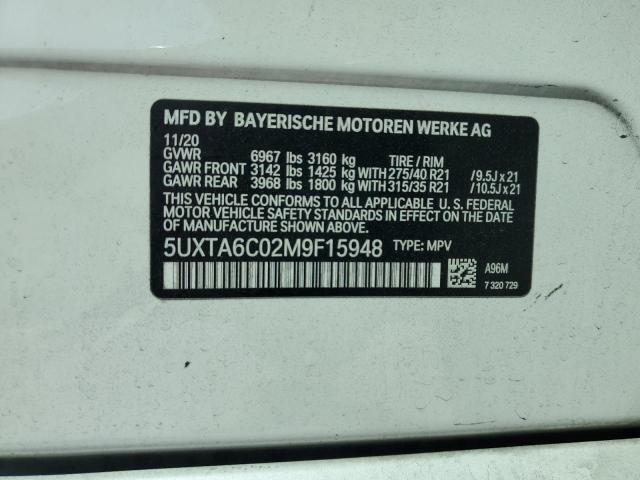 5UXTA6C02M9F15948 BMW 2021