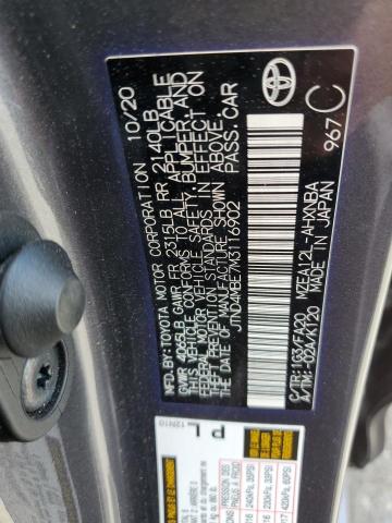 JTND4MBE7M3116902 Toyota COROLLA SE