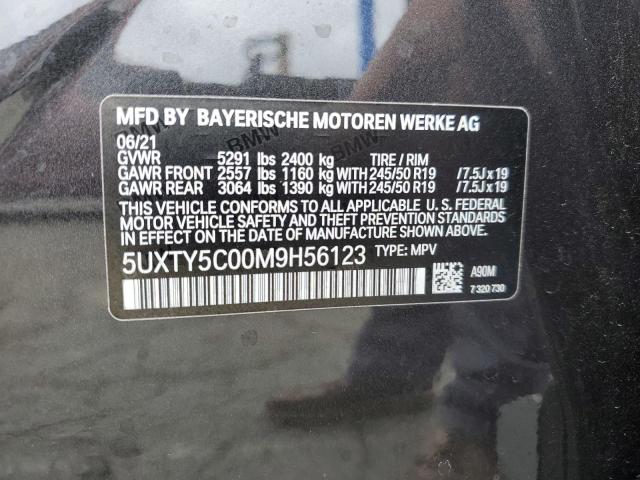 5UXTY5C00M9H56123 BMW X3