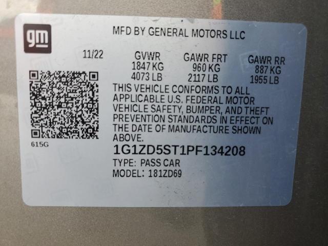 1G1ZD5ST1PF134208 Chevrolet MALIBU LT