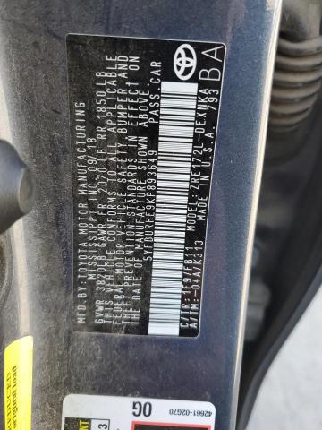 5YFBURHE9KP893649 Toyota COROLLA L