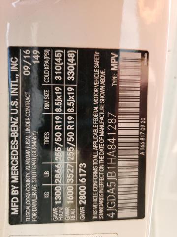 4JGDA5JB1HA841287 Mercedes-Benz GLE 350