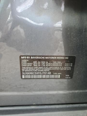 5UXKR6C5XF0J76148 BMW X5 XDRIVE5