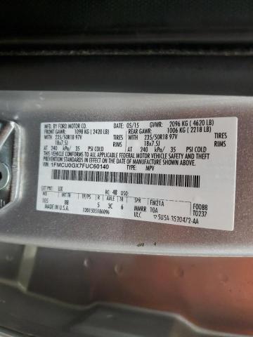 1FMCU0GX7FUC60140 Ford ESCAPE SE