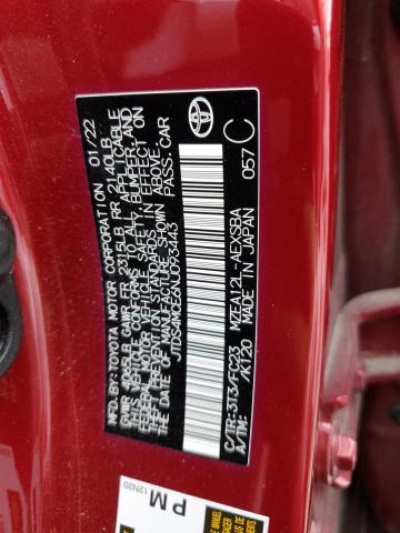 JTDS4MCE6NJ093443 Toyota m20a-fks