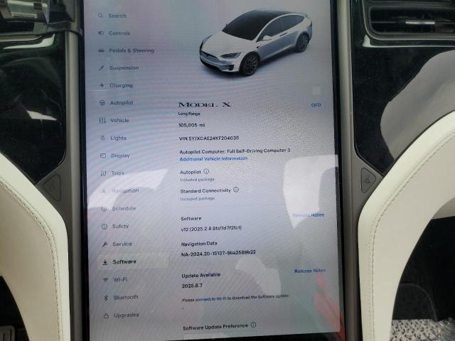 5YJXCAE24KF204035 Tesla MODEL X
